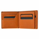 Signature Tan & Black Men's Bi-Fold Leather Wallet