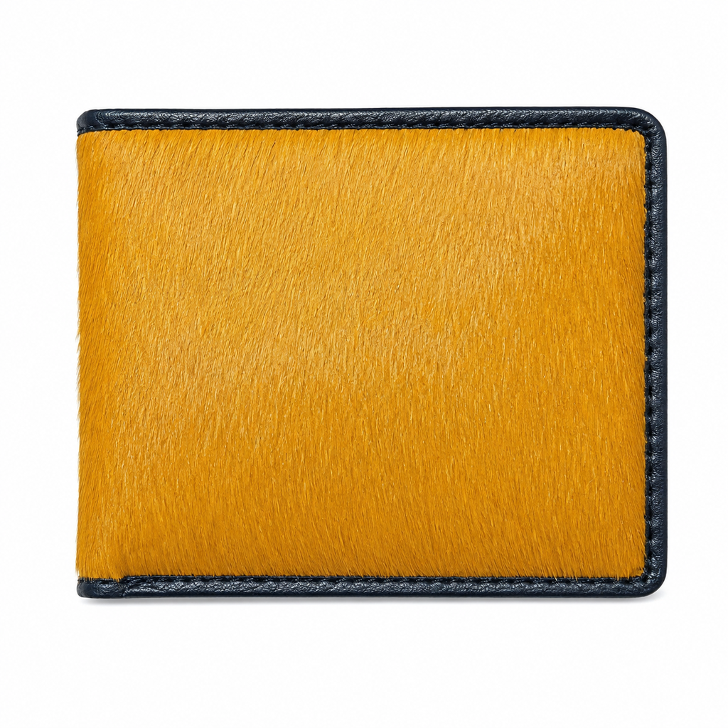 Hair-On Leather Bi-Fold Wallet