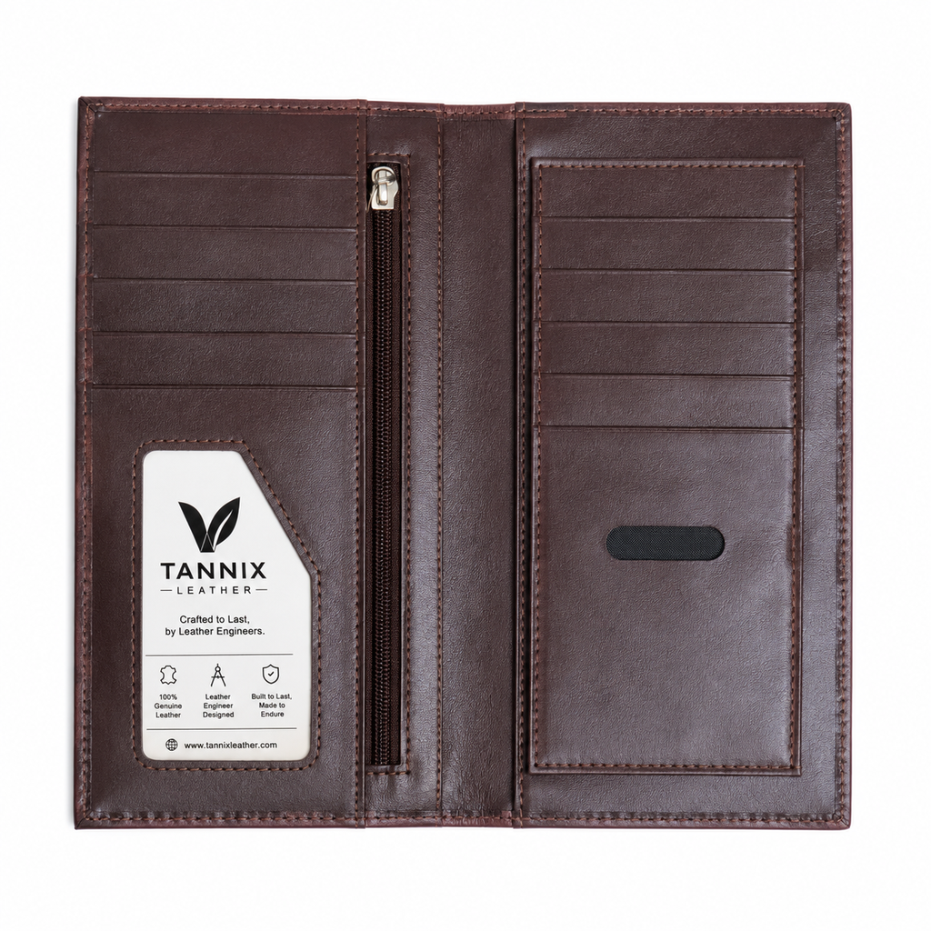 Luxury Crocodile-Pattern Long Wallet
