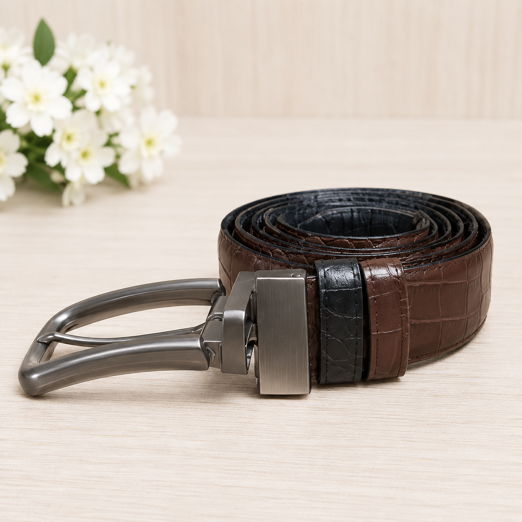 Reversible 2-in-1 Leather Belt