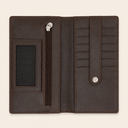 Dark Brown Long Wallet