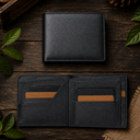 Premium Men's Bi-Fold Leather Wallet