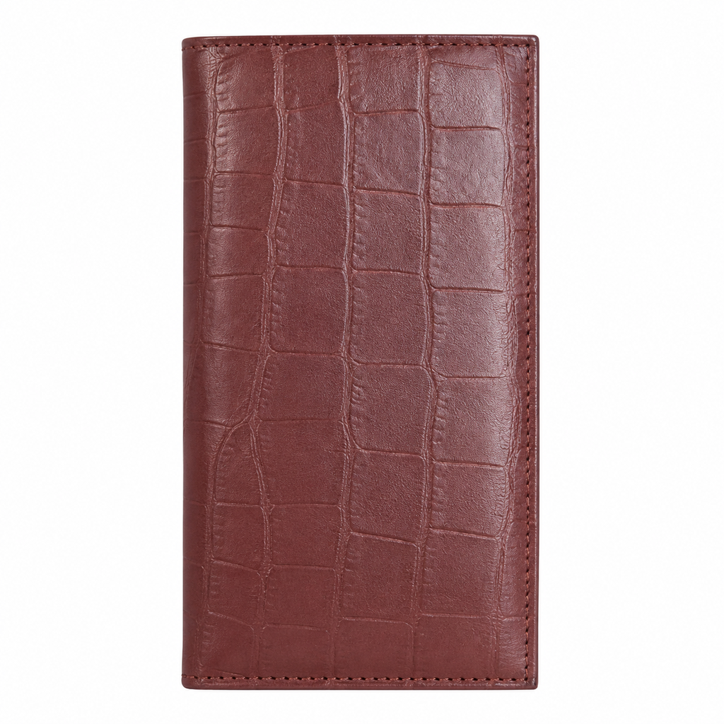 Luxury Crocodile-Pattern Long Wallet