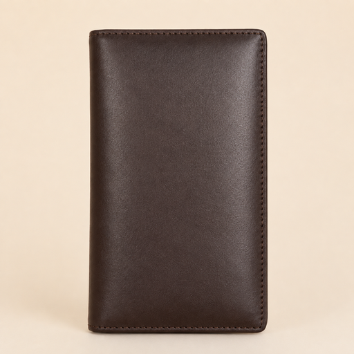Dark Brown Long Wallet