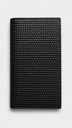 Woven Black Long Wallet